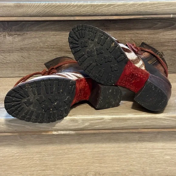 Freebird Cavalier Zebra Booties Sz 9 - Picture 3 of 4